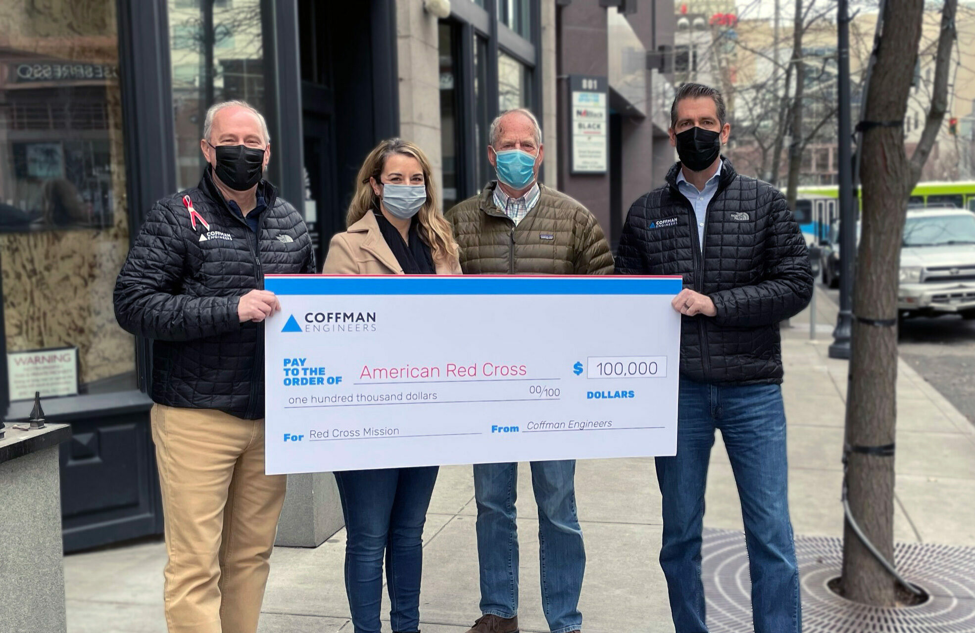 Coffman Engineers Donates 100 000 To American Red Cross Coffman 