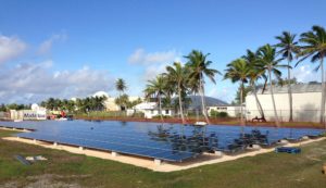 Solar panels for alternative energy project.