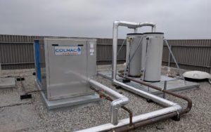 central building heat pump water heater